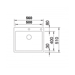Zlewozmywak Blanco CLARON 500-IF/A Z KOR. INFINO 521 633